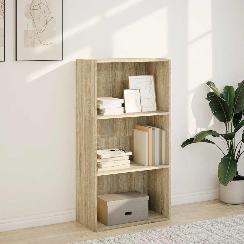 Bibliothèque chêne sonoma 60x30x114 cm bois d'ingénierie - XIOS