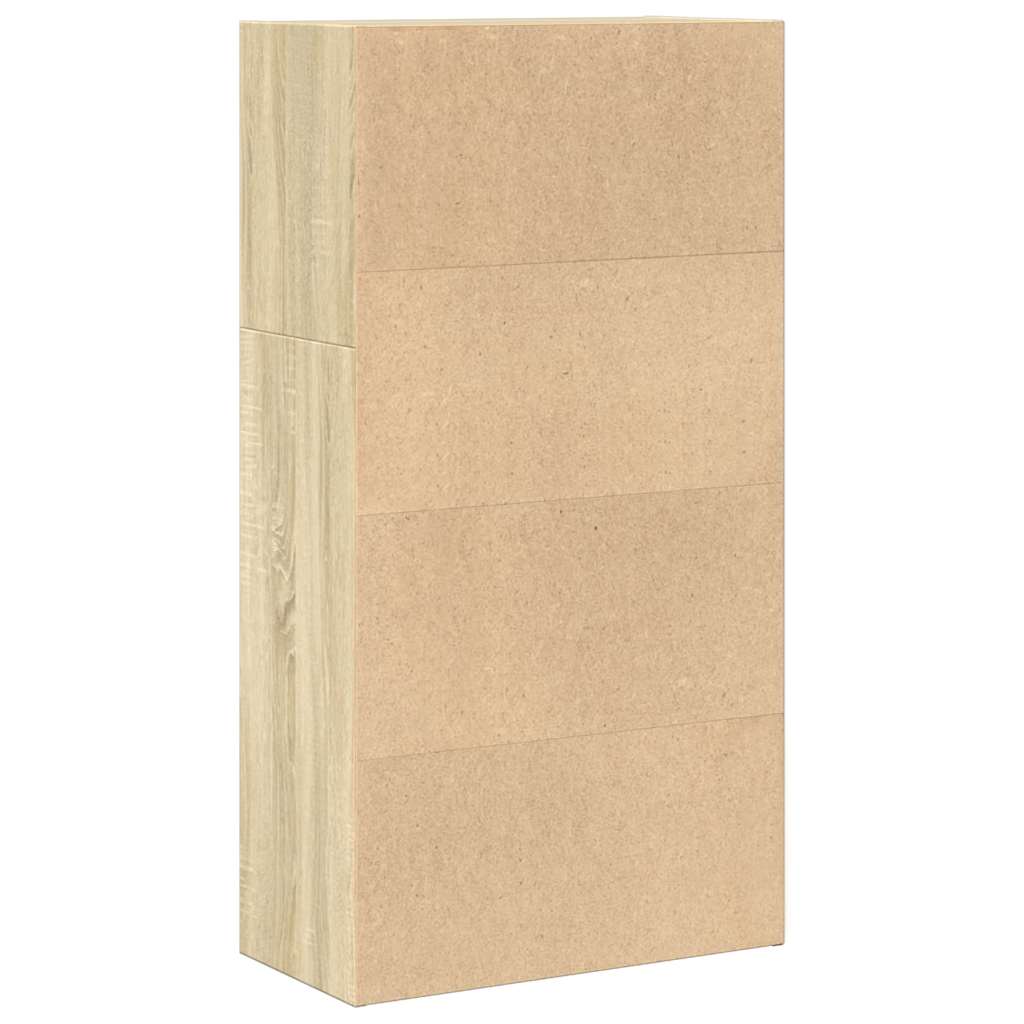 Bibliothèque chêne sonoma 60x30x114 cm bois d'ingénierie - XIOS