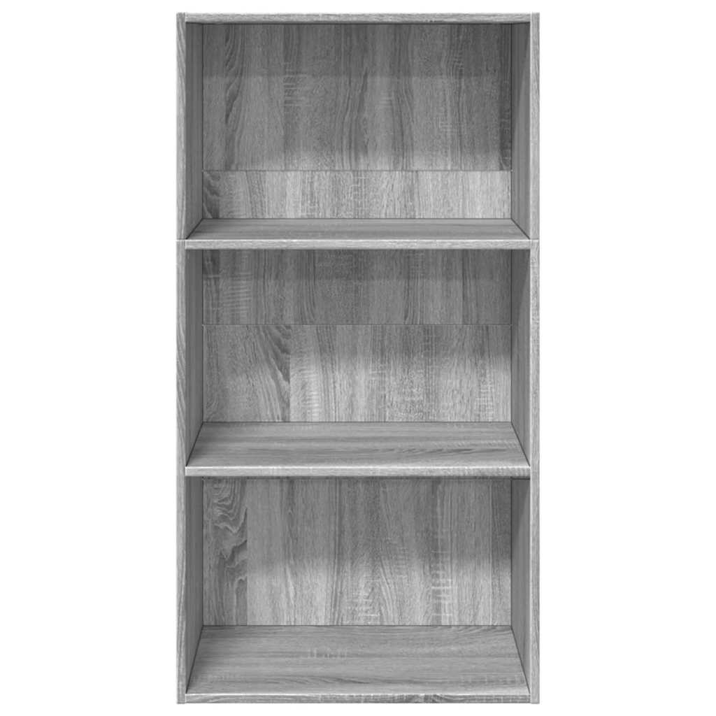 Bibliothèque sonoma gris 60x30x114 cm bois d'ingénierie - XIOS