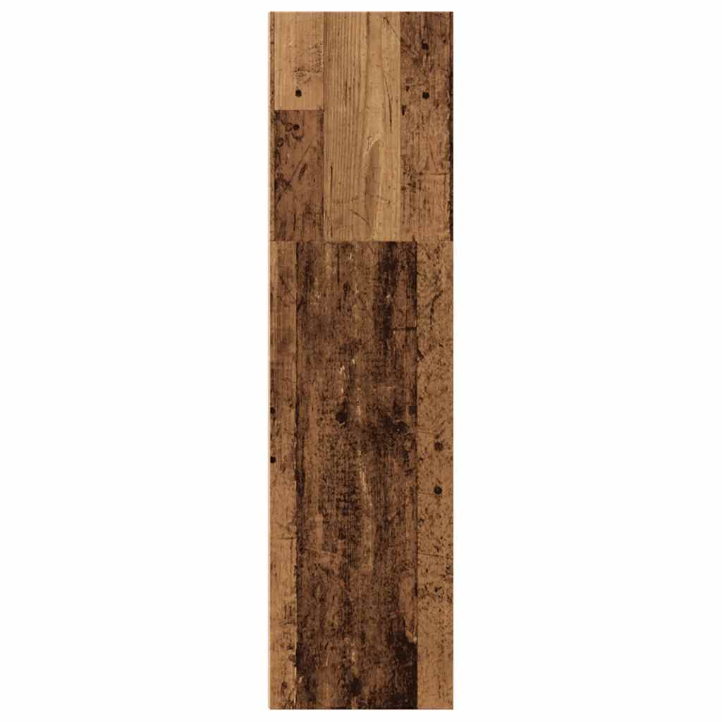 Bibliothèque vieux bois 60x30x114 cm bois d'ingénierie - XIOS