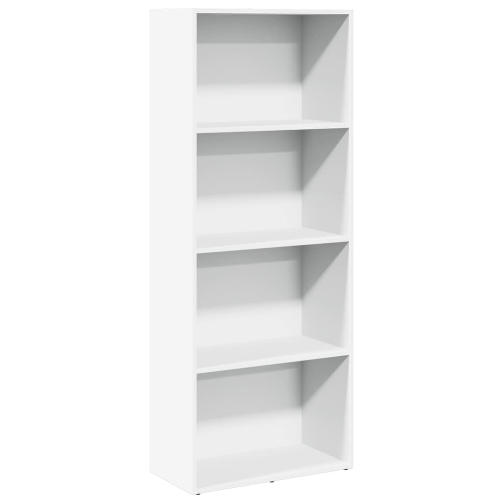 Bibliothèque blanc 60x30x152 cm bois d'ingénierie - XIOS