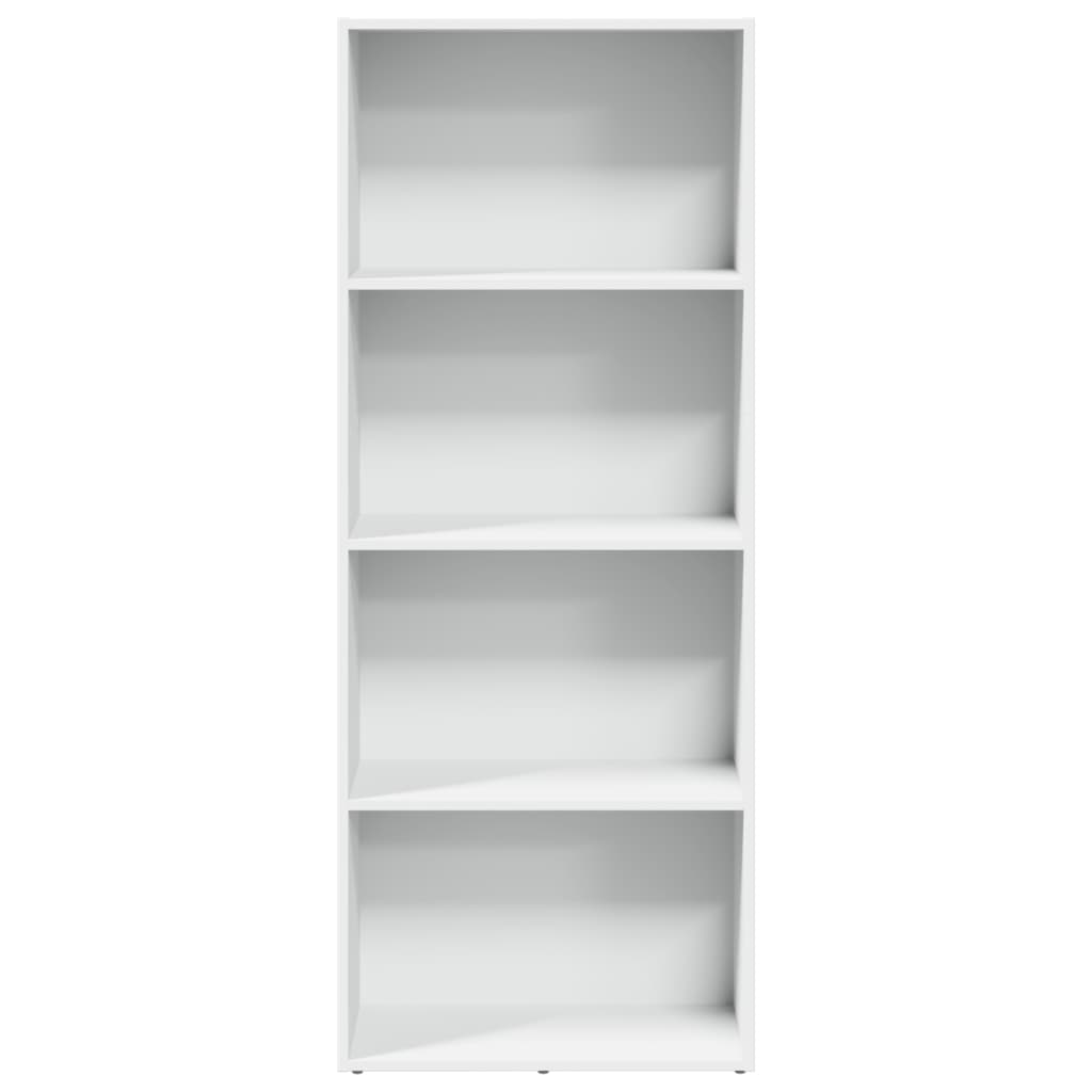 Bibliothèque blanc 60x30x152 cm bois d'ingénierie - XIOS