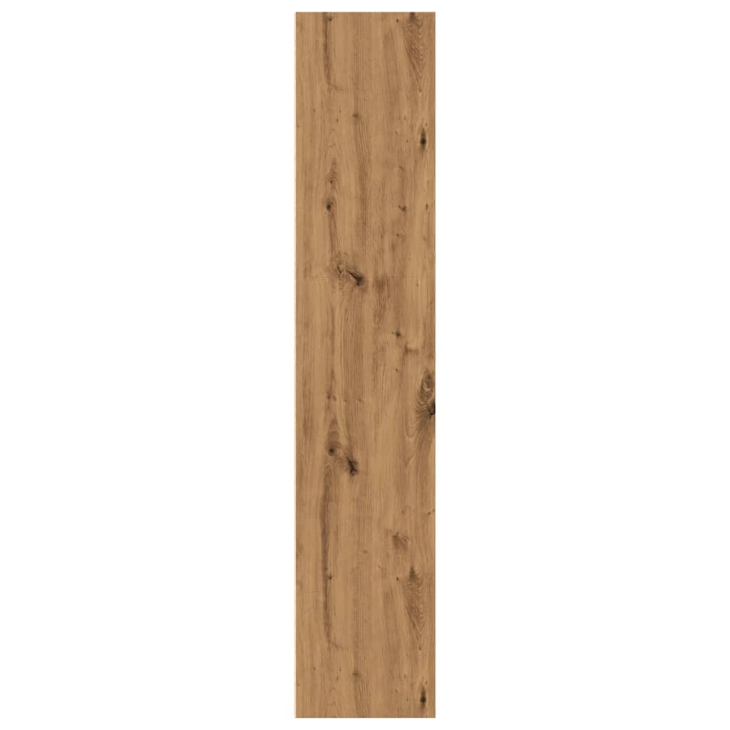 Bibliothèque chêne artisanal 60x30x152 cm bois d'ingénierie - XIOS