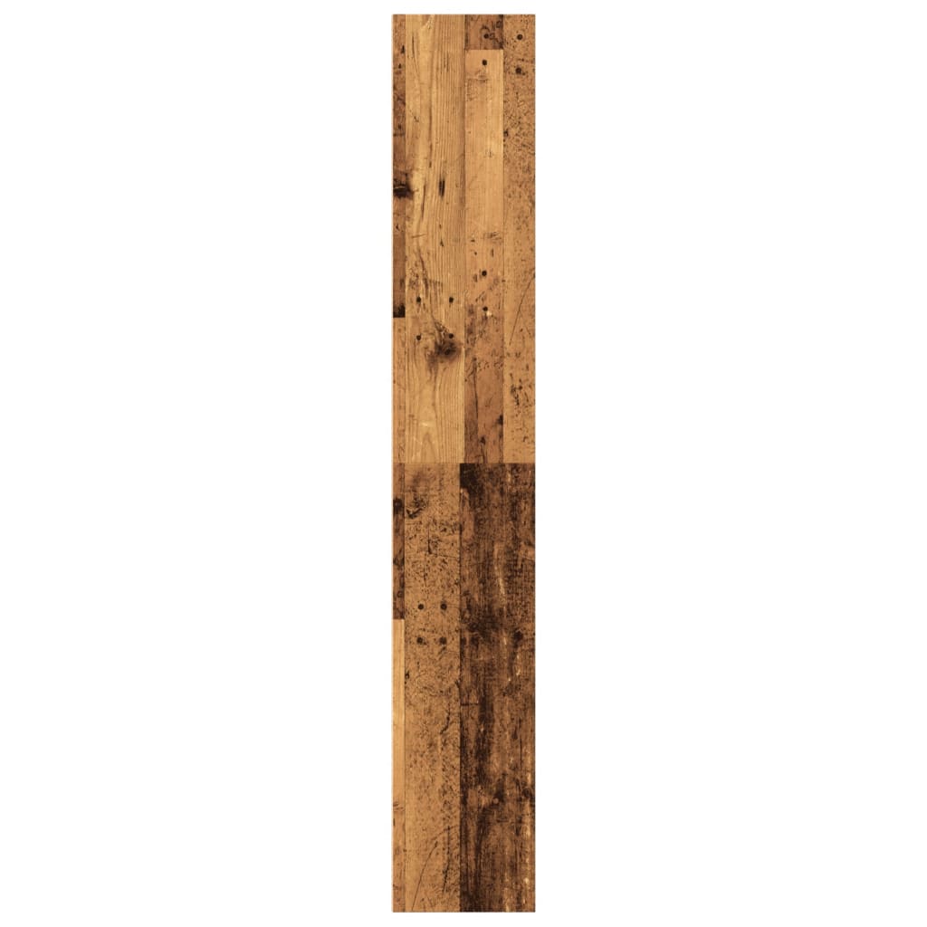 Bibliothèque vieux bois 60x30x189 cm bois d'ingénierie - XIOS