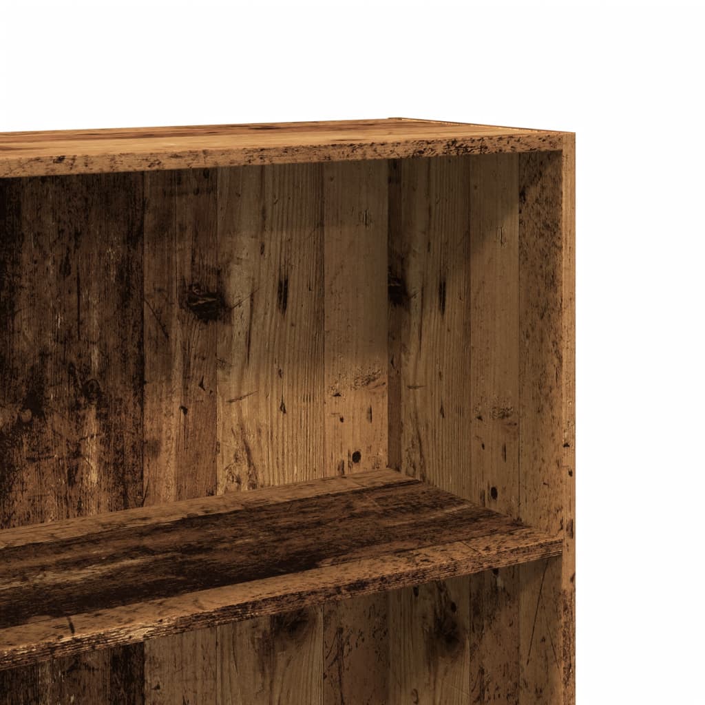 Bibliothèque vieux bois 60x30x189 cm bois d'ingénierie - XIOS
