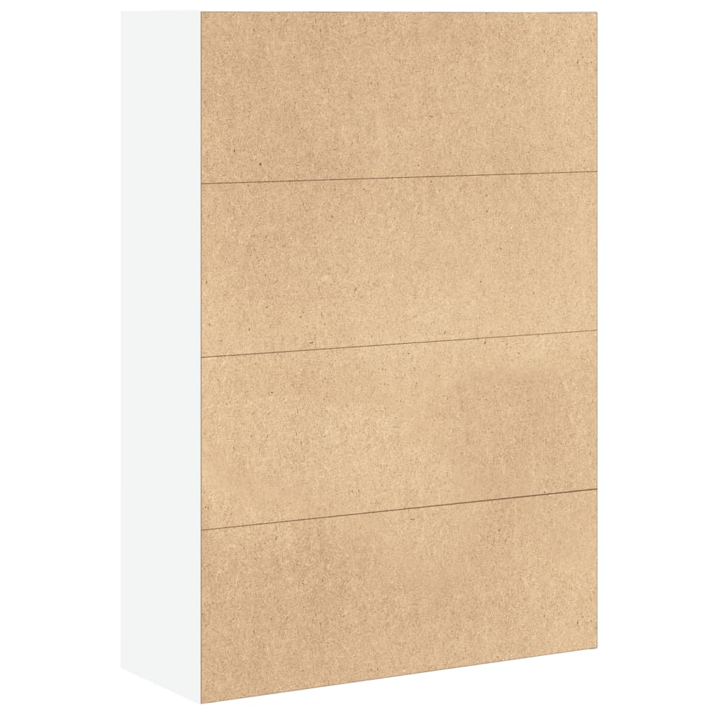 Bibliothèque blanc 80x30x114 cm bois d'ingénierie - XIOS