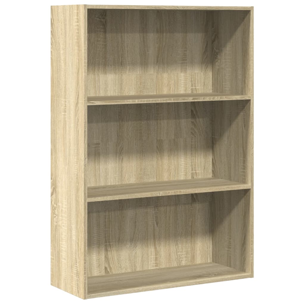 Bibliothèque chêne sonoma 80x30x114 cm bois d'ingénierie - XIOS