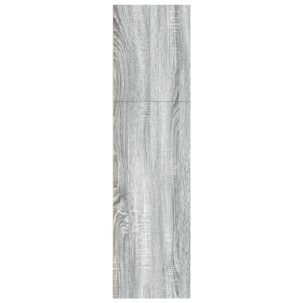 Bibliothèque sonoma gris 80x30x114 cm bois d'ingénierie - XIOS