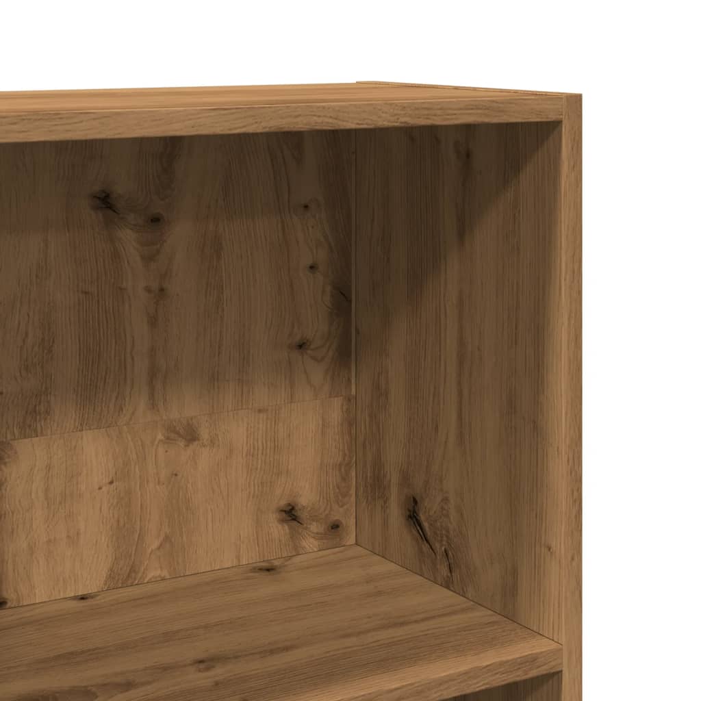 Bibliothèque chêne artisanal 80x30x114 cm bois d'ingénierie - XIOS