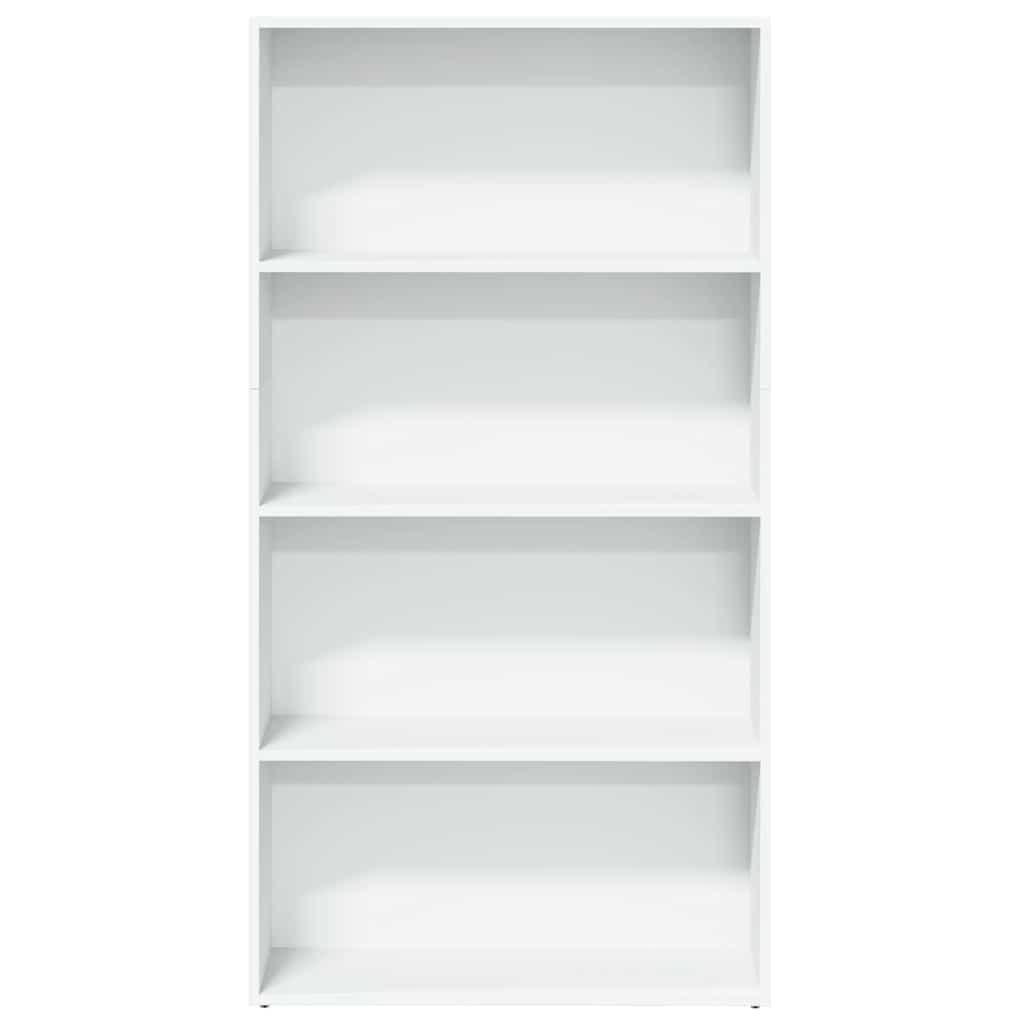 Bibliothèque blanc 80x30x152 cm bois d'ingénierie - XIOS