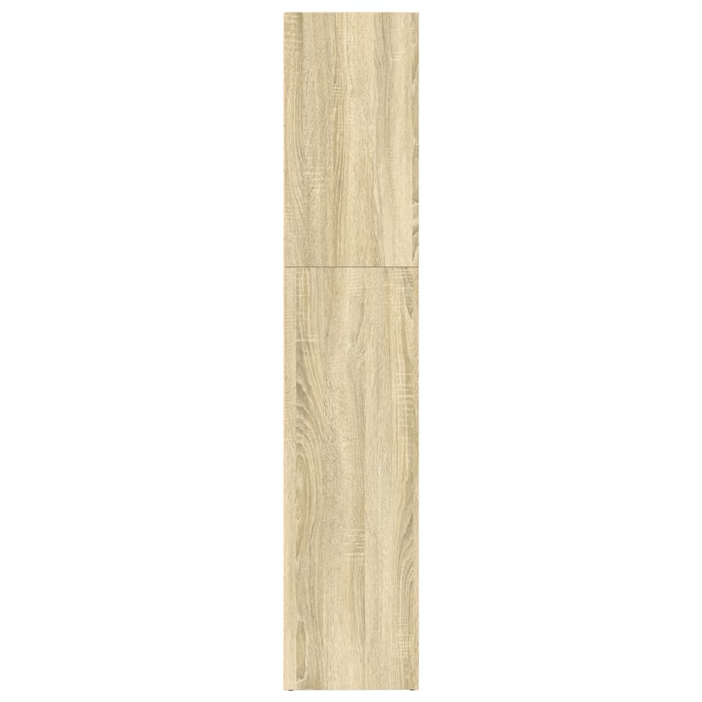 Bibliothèque chêne sonoma 80x30x152 cm bois d'ingénierie - XIOS