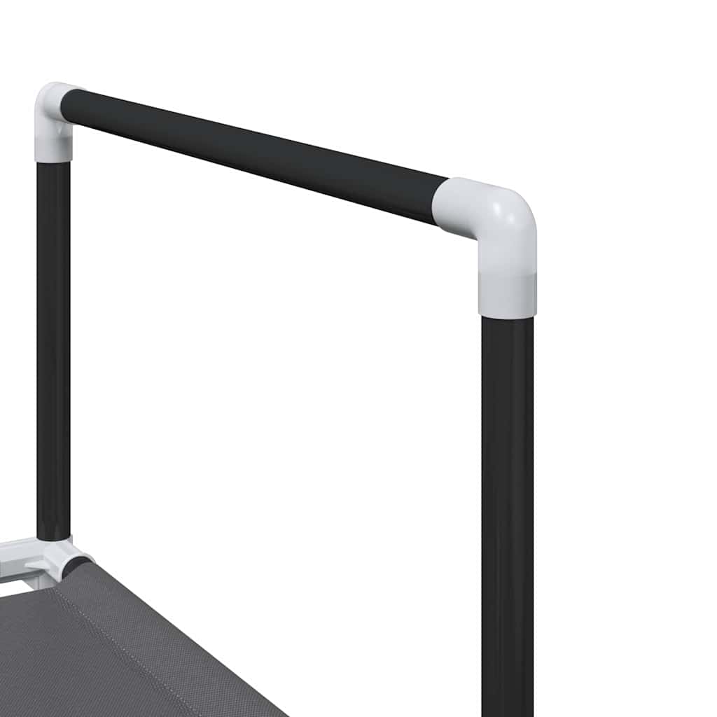 Étagère à chaussures 10 niveaux 33x33x174 cm tissu non-tissé