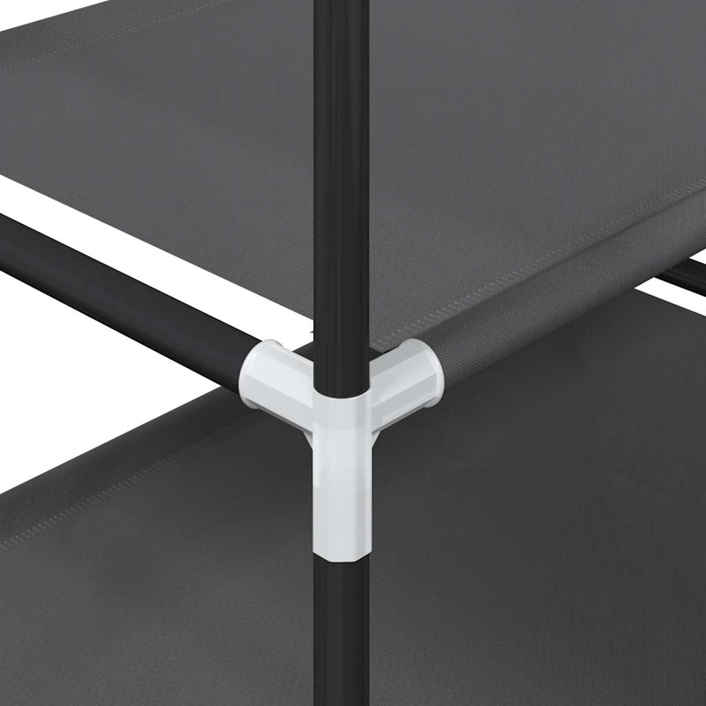 Étagère à chaussures 4 niveaux 44x28x77 cm tissu non-tissé - XIOS