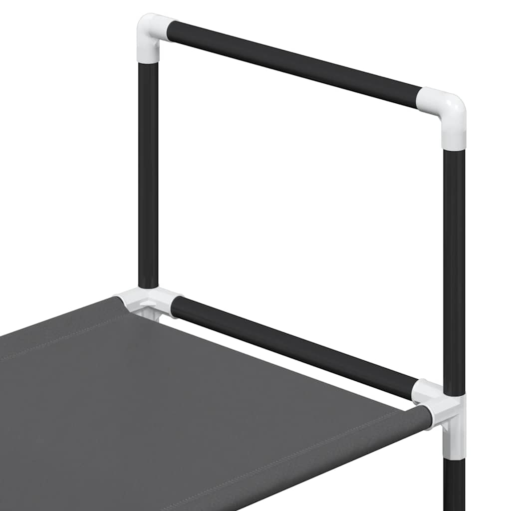 Étagère à chaussures 5 niveaux 44x28x94 cm tissu non-tissé - XIOS