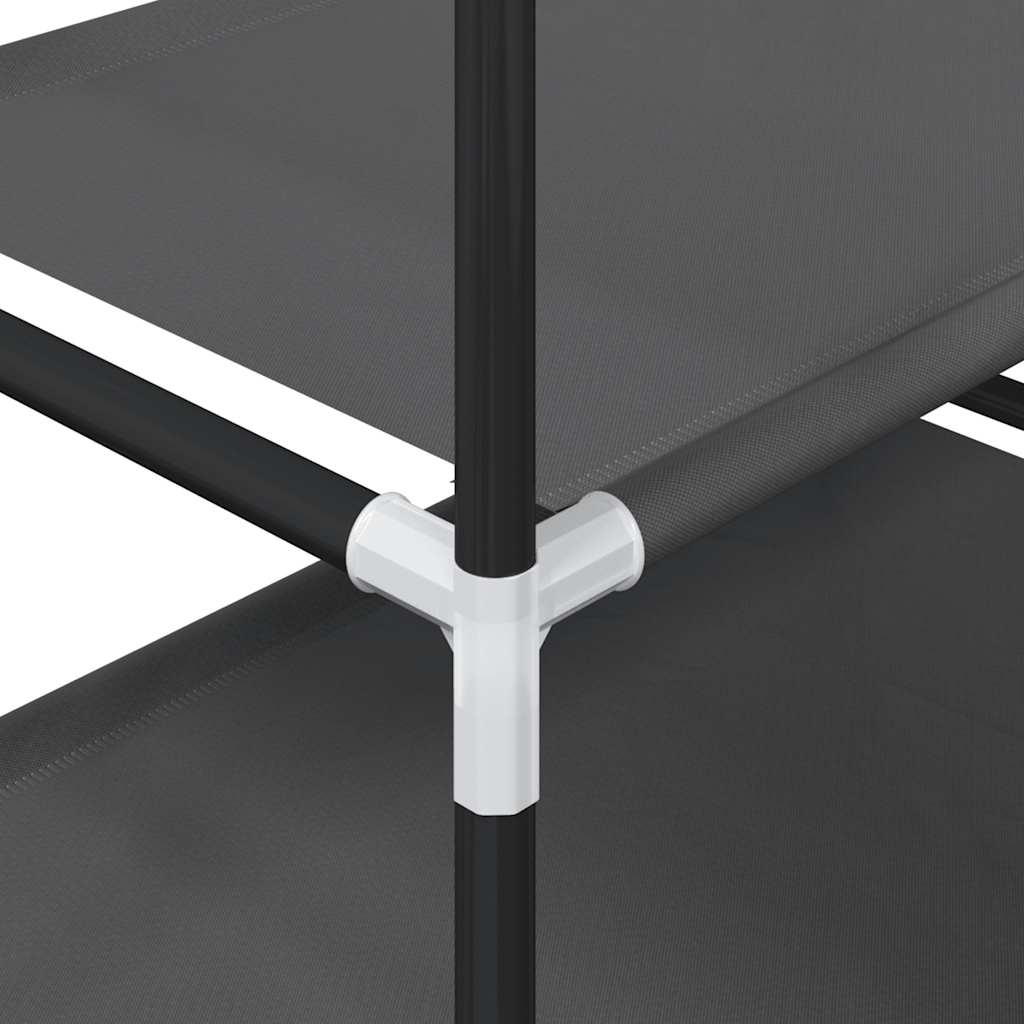 Étagère à chaussures 5 niveaux 44x28x94 cm tissu non-tissé - XIOS