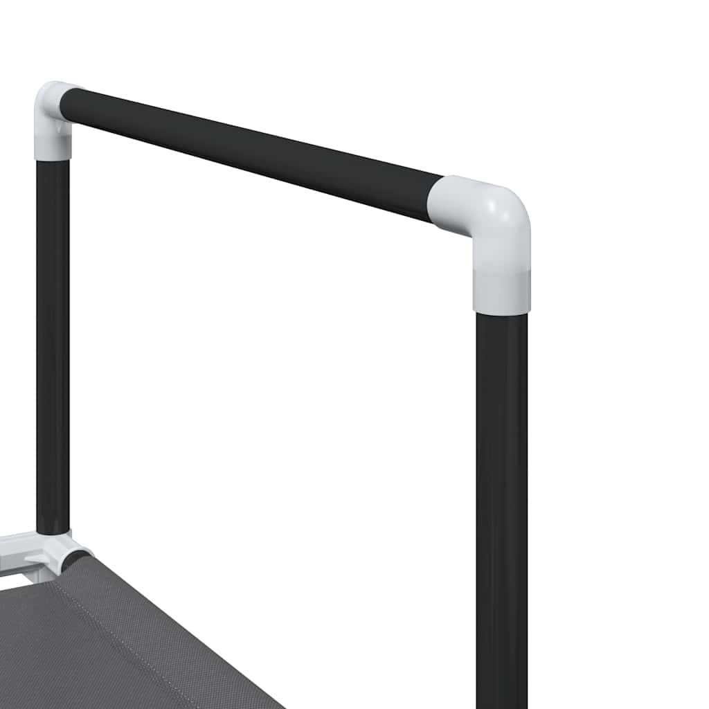 Étagère à chaussures 8 niveaux 44x28x145 cm tissu non-tissé - XIOS