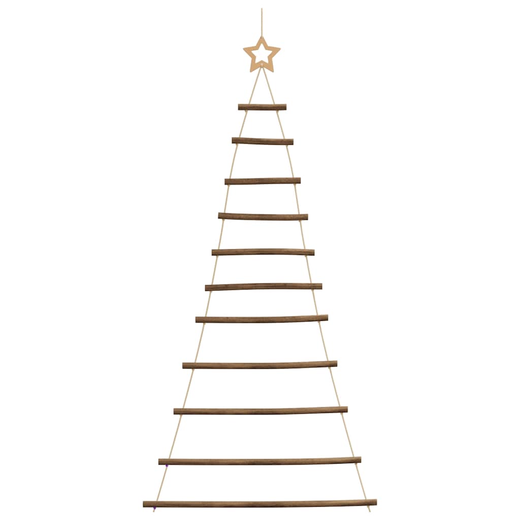 Sapin de Noël suspendu avec étoile supérieure 74 x 150 cm Branche naturelle - XIOS