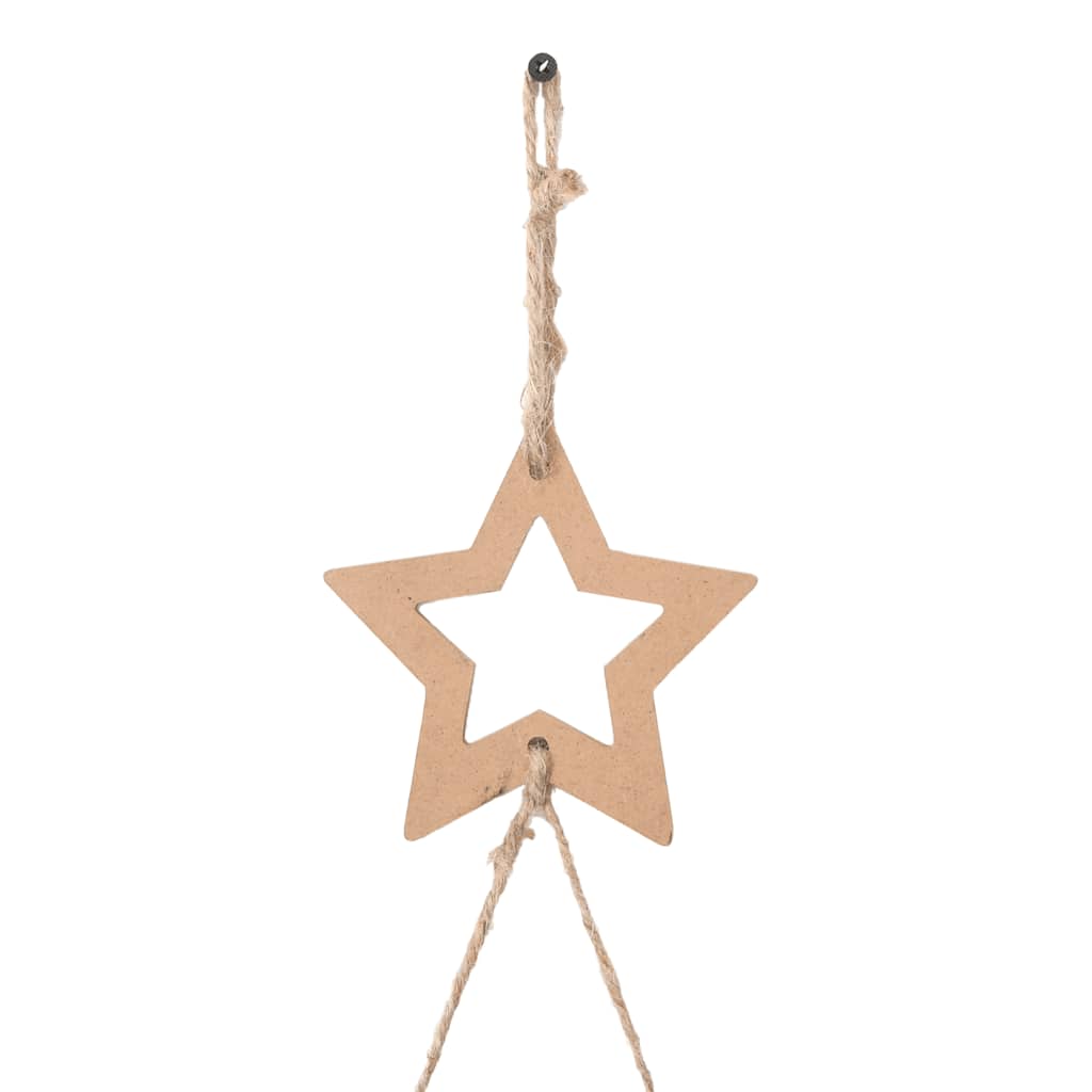 Sapin de Noël suspendu avec étoile supérieure 74 x 150 cm Branche naturelle - XIOS