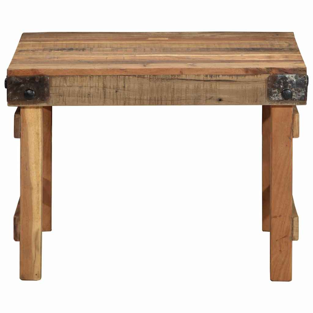 Table basse Marron 60 x 55 x 40 cm bois de récupération massif - XIOS