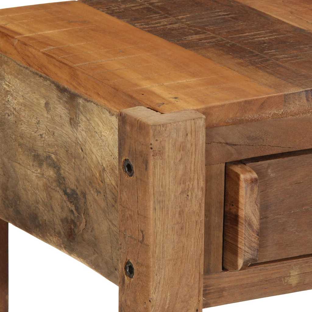 Table console avec tiroir avec stockage Marron 107 x 33 x 76 cm - XIOS