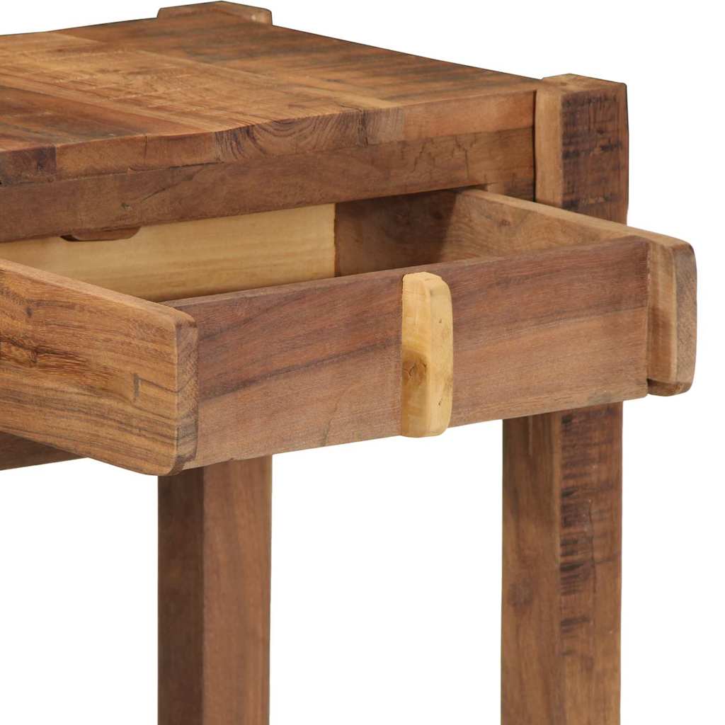 Table console Marron 107 x 33 x 76 cm Bois Recyclé Solide - XIOS