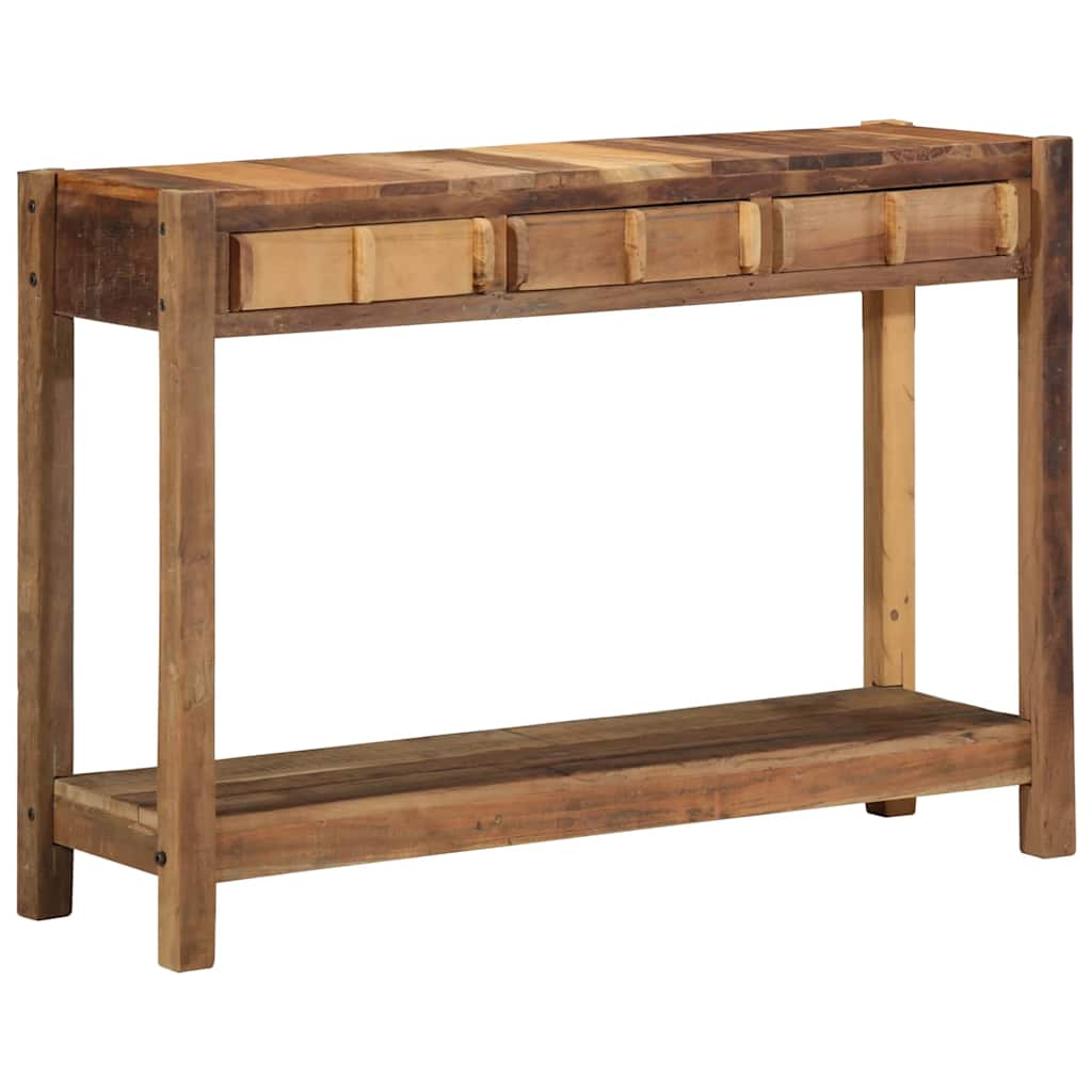 Table console avec tiroir avec stockage Marron 107 x 33 x 76 cm - XIOS