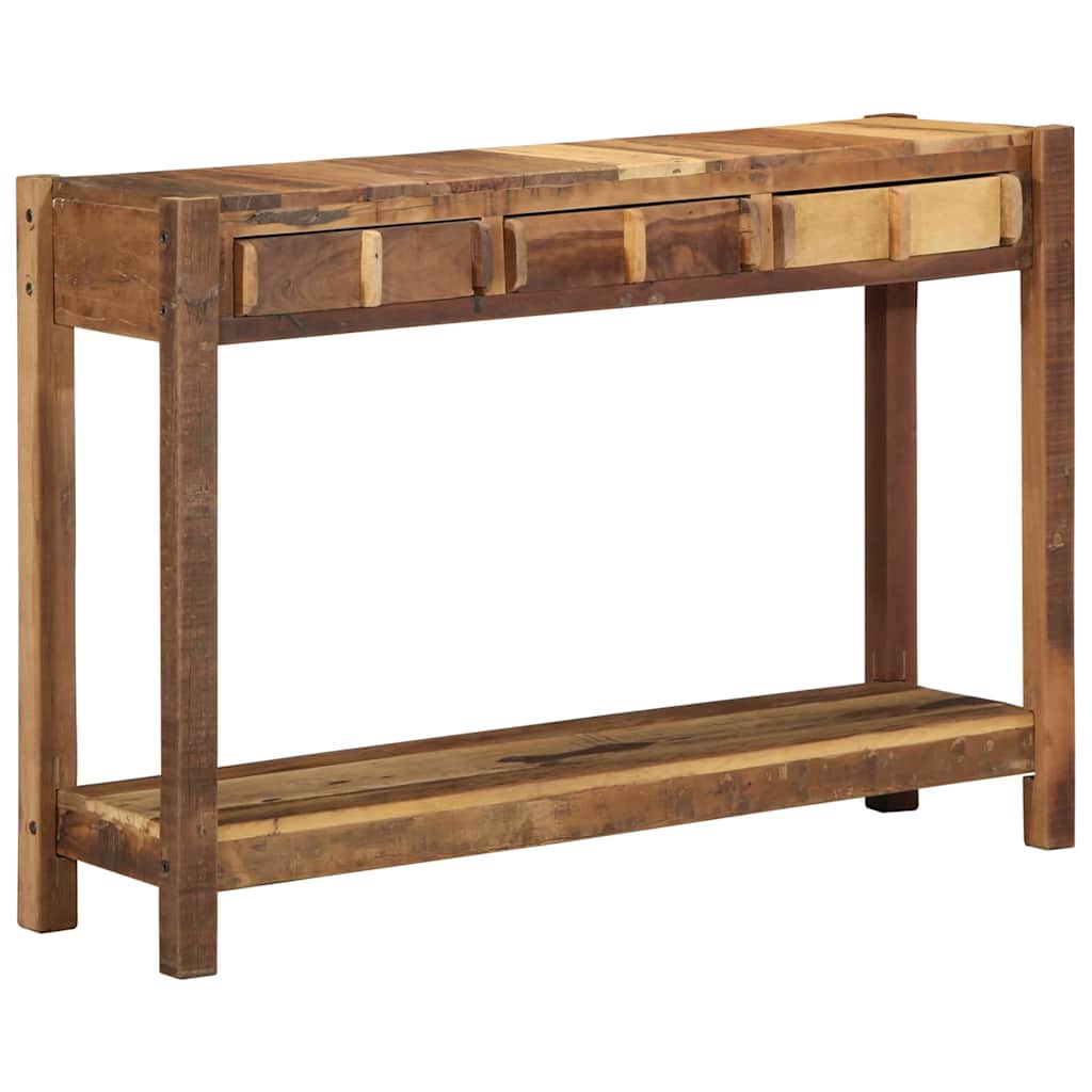 Table console avec tiroir avec stockage Marron 107 x 33 x 76 cm - XIOS