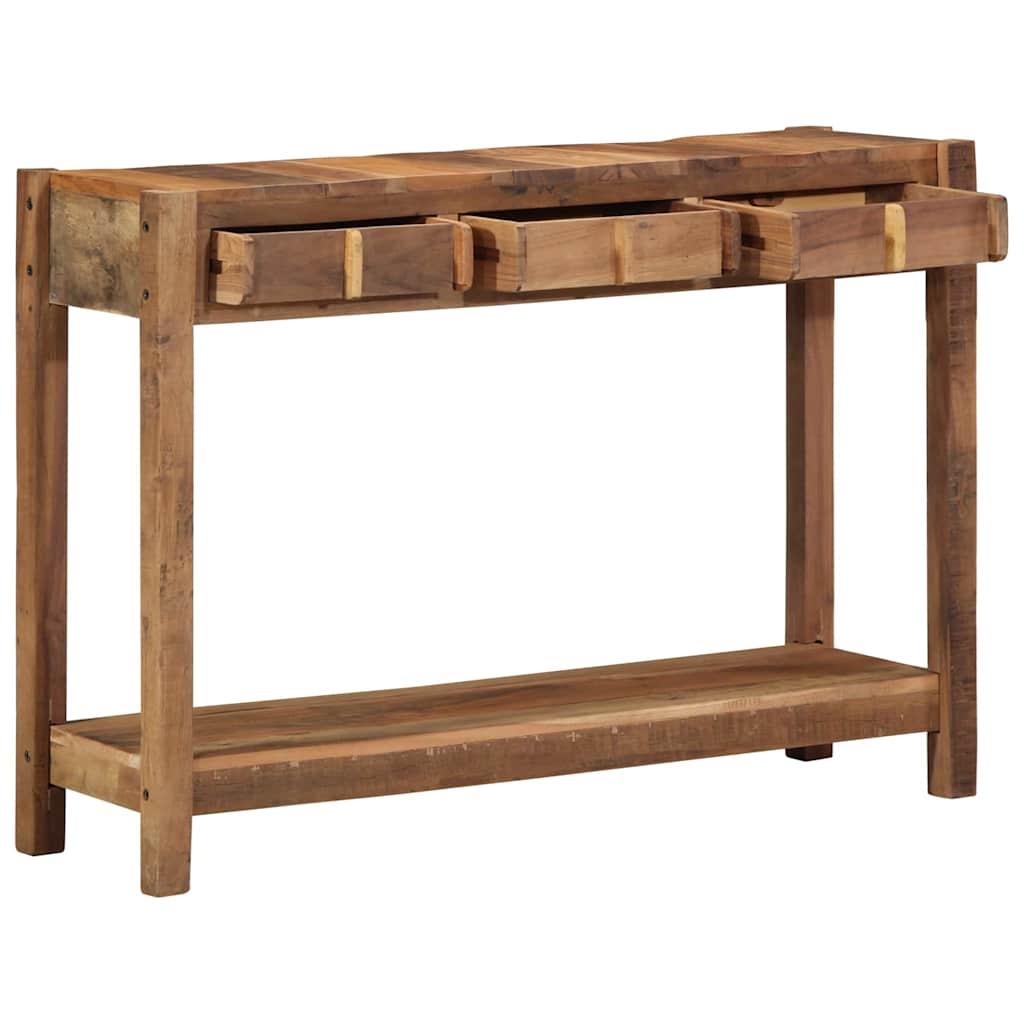 Table console avec tiroir avec stockage Marron 107 x 33 x 76 cm - XIOS
