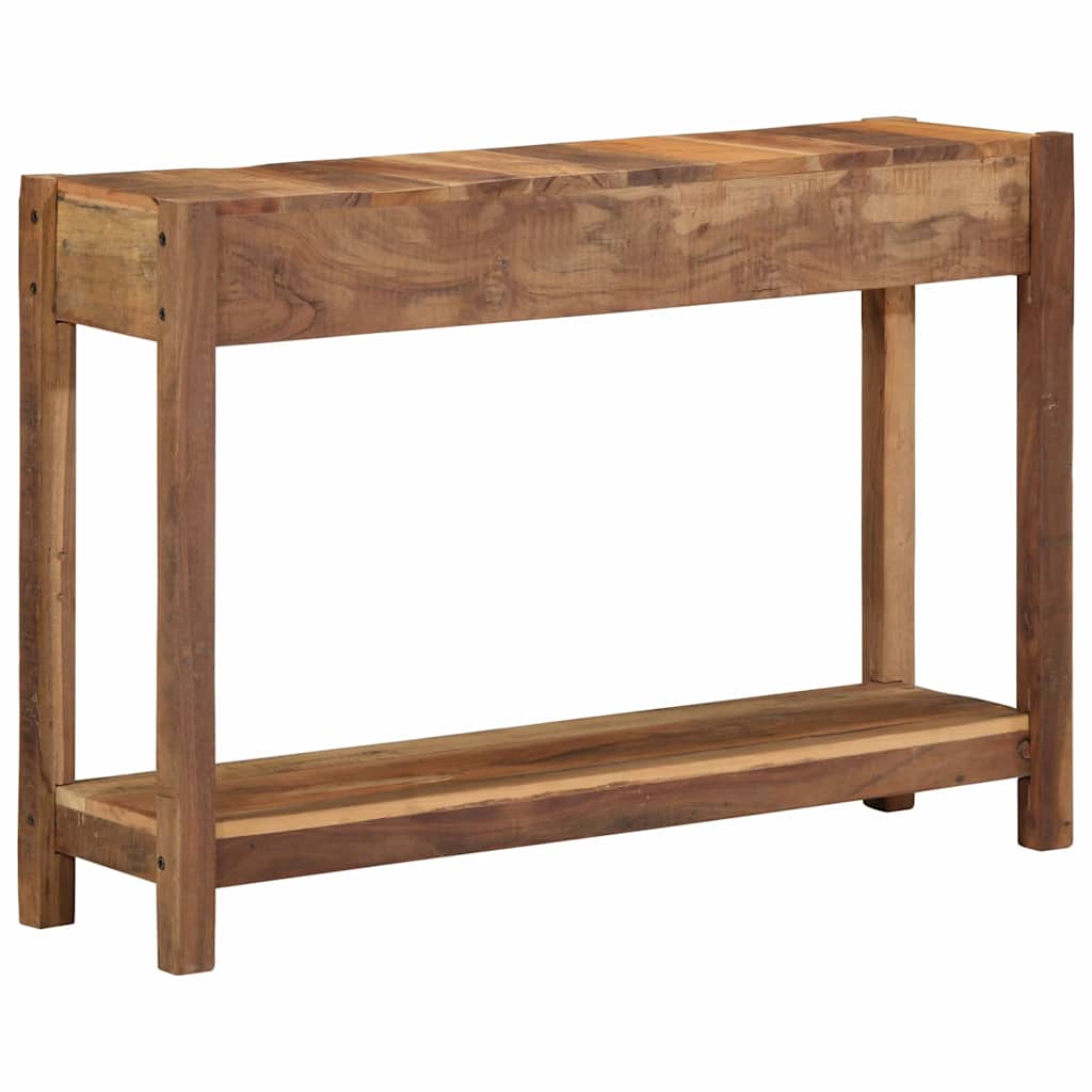 Table console avec tiroir avec stockage Marron 107 x 33 x 76 cm - XIOS