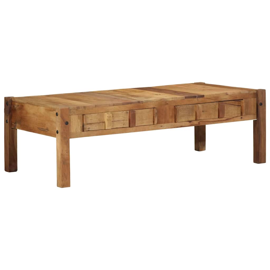 Table basse Marron 110 x 55 x 35 cm Bois massif de récupération - XIOS