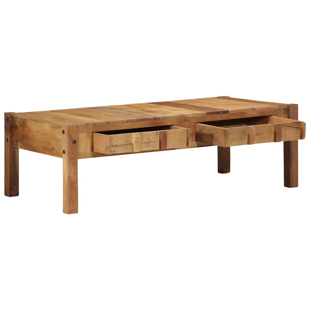 Table basse Marron 110 x 55 x 35 cm Bois massif de récupération - XIOS
