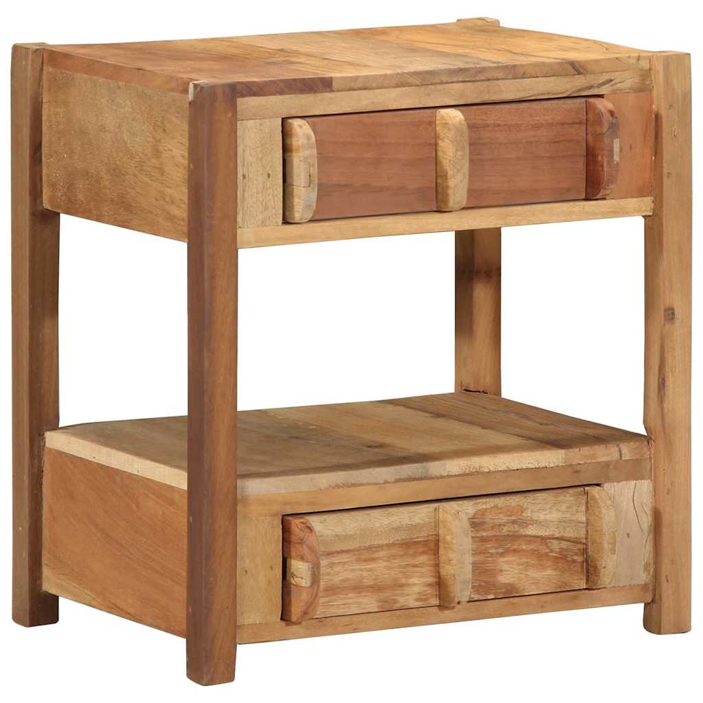 Table d'appoint Marron 43 x 32 x 46 cm Bois Recyclé Solide - XIOS