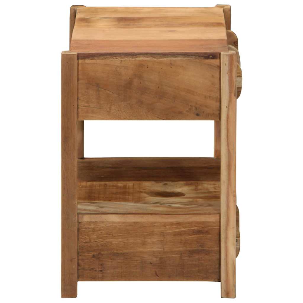 Table d'appoint Marron 43 x 32 x 46 cm Bois Recyclé Solide - XIOS