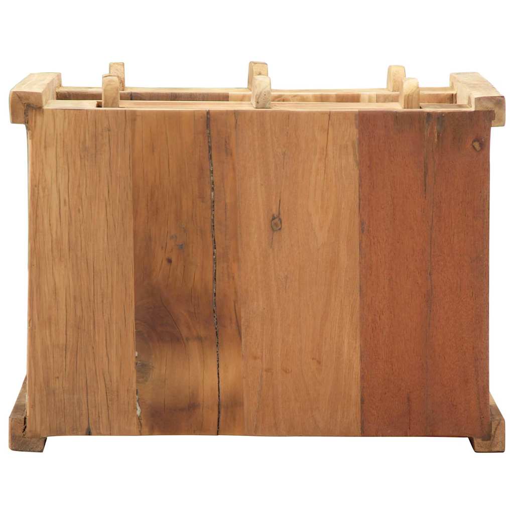 Table d'appoint Marron 43 x 32 x 46 cm Bois Recyclé Solide - XIOS