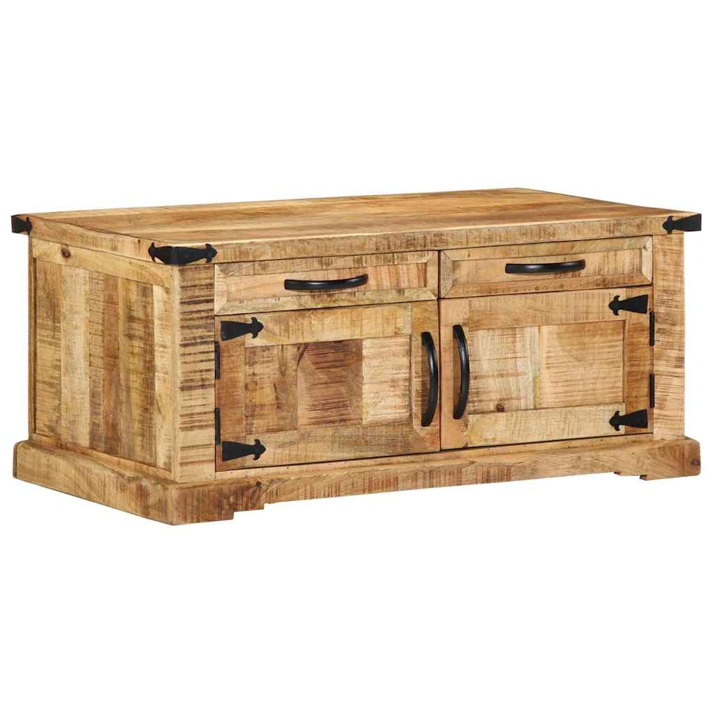 Table basse Marron 90 x 50 x 40 cm Bois de manguier massif - XIOS