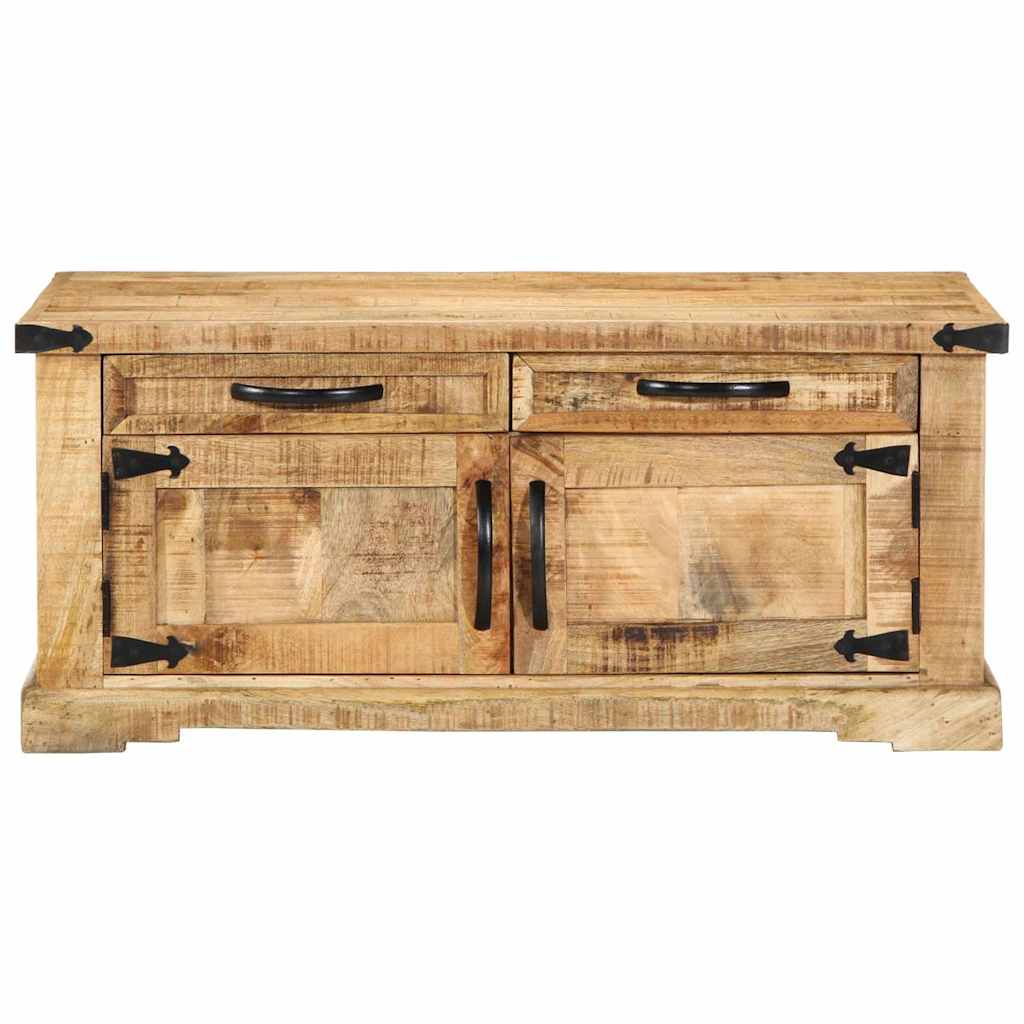 Table basse Marron 90 x 50 x 40 cm Bois de manguier massif - XIOS