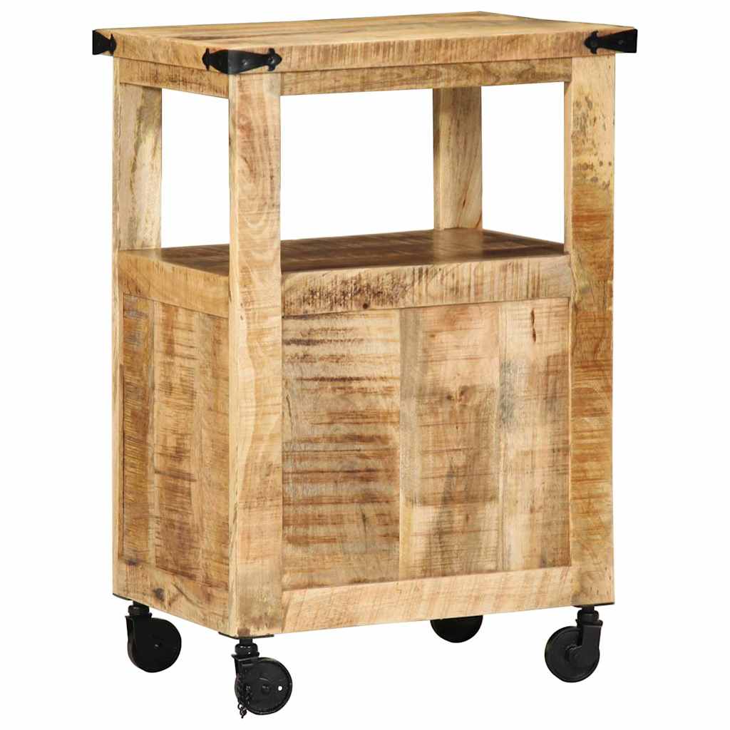Chariot de cuisine Marron 55 x 40 x 80 cm Bois de mangue massif - XIOS