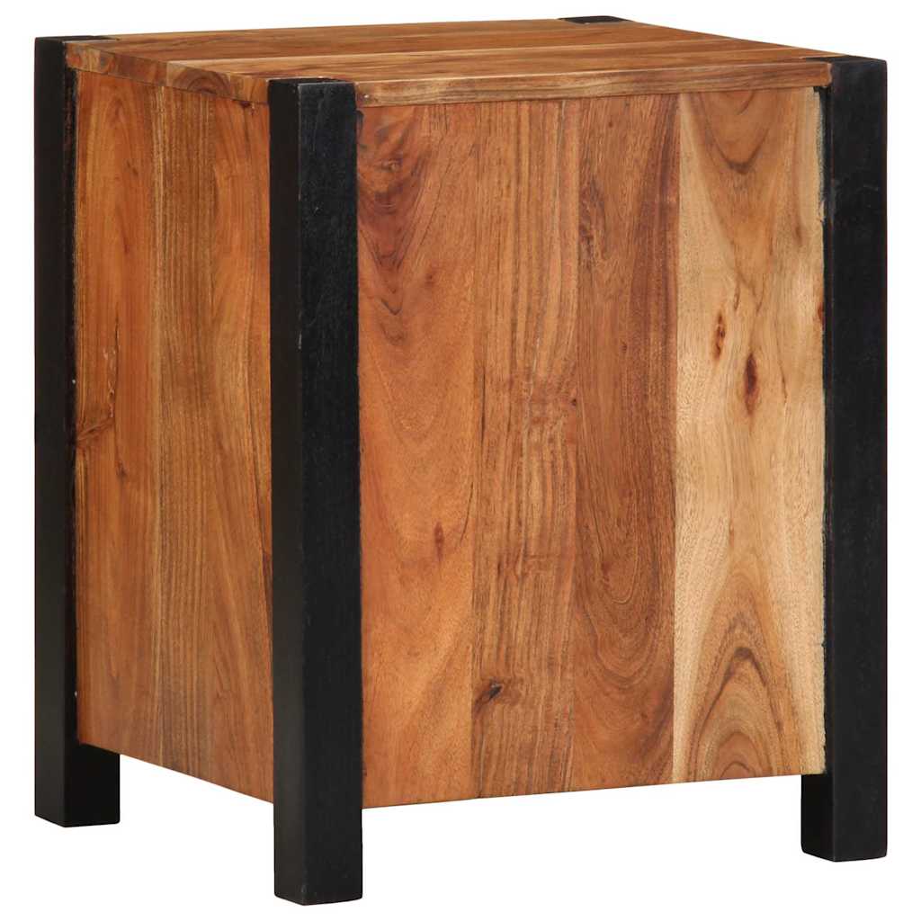 Cabinet de chevet Marron 40 x 35 x 50 cm Bois d'acacia massif - XIOS