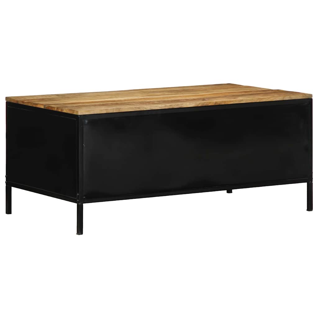 Table basse Marron 90 x 50 x 40 cm Bois de manguier massif - XIOS