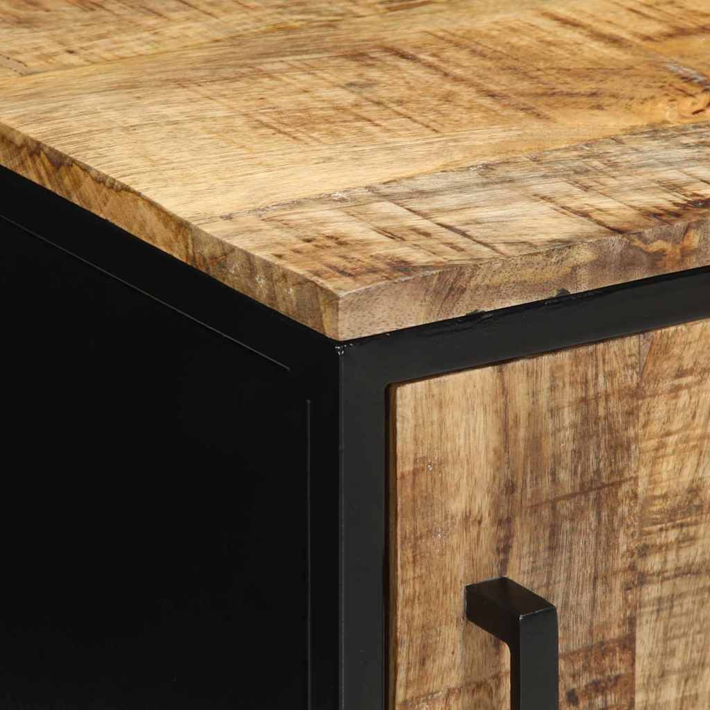 Cabinet de chevet Marron et noir 30 x 30 x 40 cm - XIOS