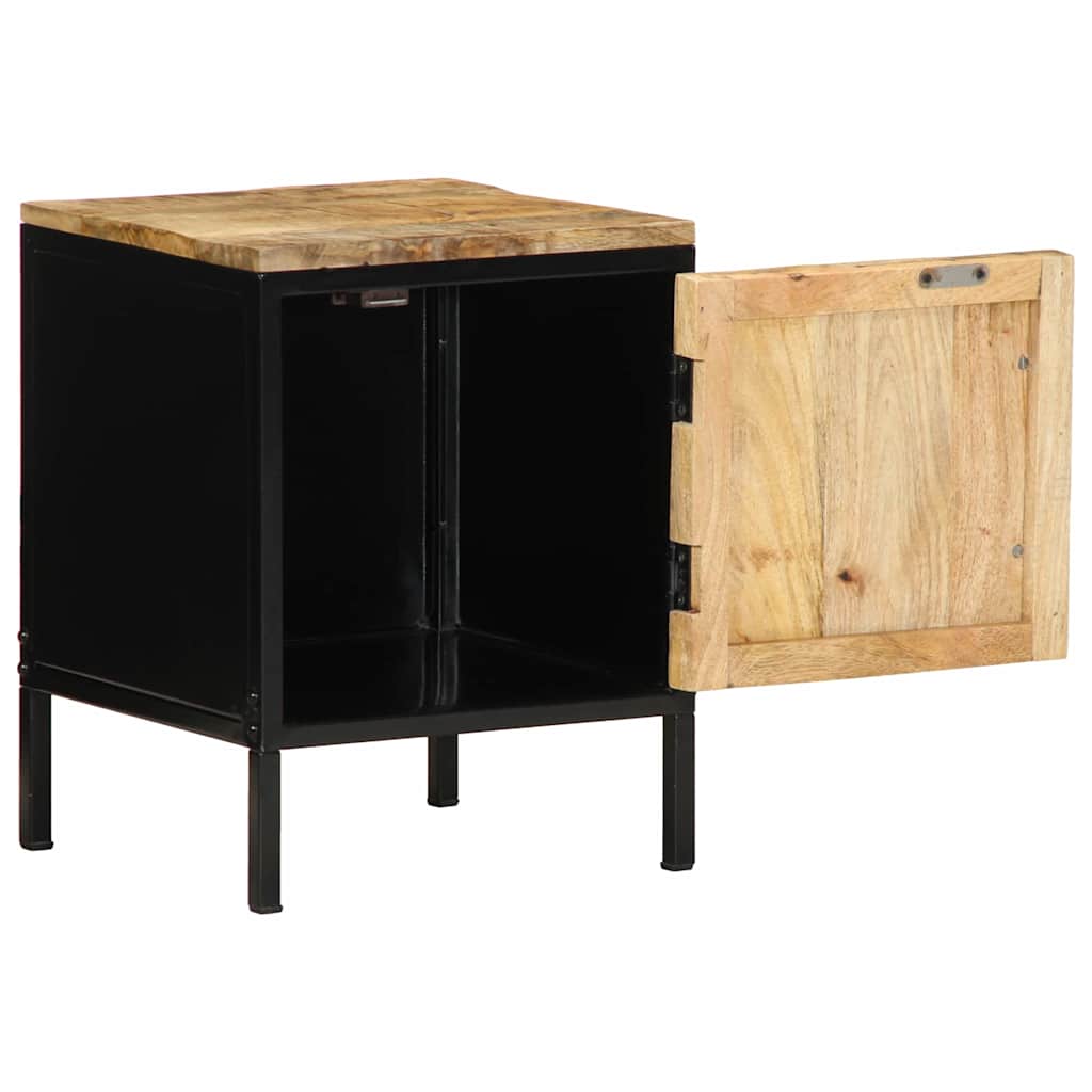 Cabinet de chevet Marron et noir 30 x 30 x 40 cm - XIOS