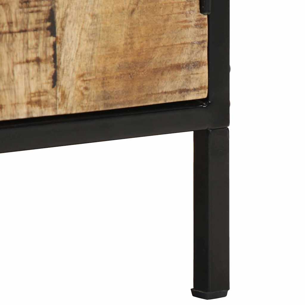 Cabinet de chevet 2 pcs Marron et Noir 30 x 30 x 40 cm - XIOS