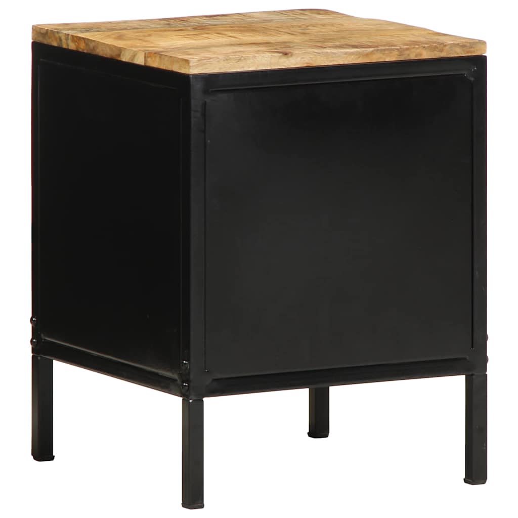 Cabinet de chevet 2 pcs Marron et Noir 30 x 30 x 40 cm - XIOS