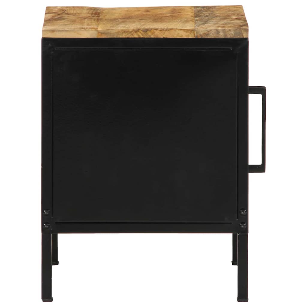 Cabinet de chevet 2 pcs Marron et Noir 30 x 30 x 40 cm - XIOS