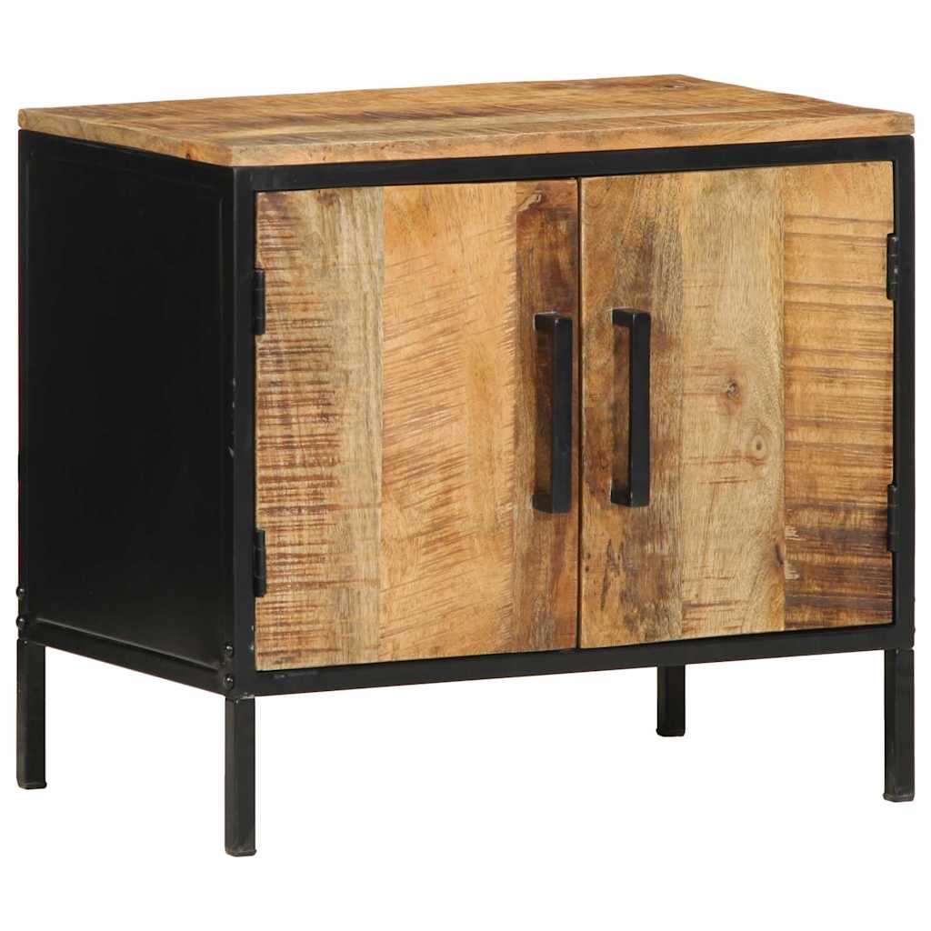 Cabinet de chevet 2 pcs Marron et Noir 50 x 30 x 45 cm - XIOS