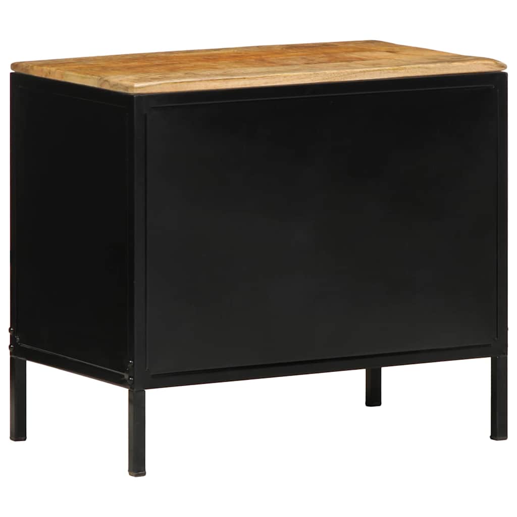 Cabinet de chevet 2 pcs Marron et Noir 50 x 30 x 45 cm - XIOS