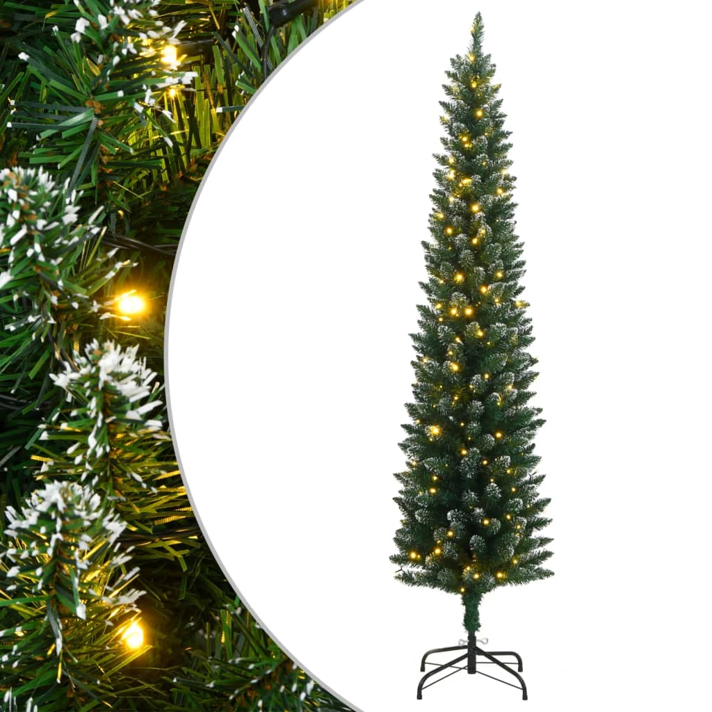 Sapin de Noël artificiel mince 150 LED 120 cm - XIOS
