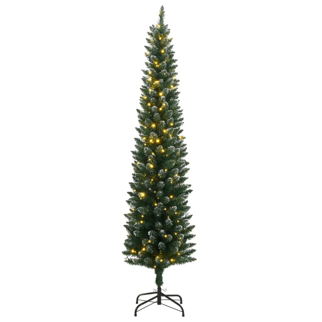 Sapin de Noël artificiel mince 300 LED 180 cm - XIOS