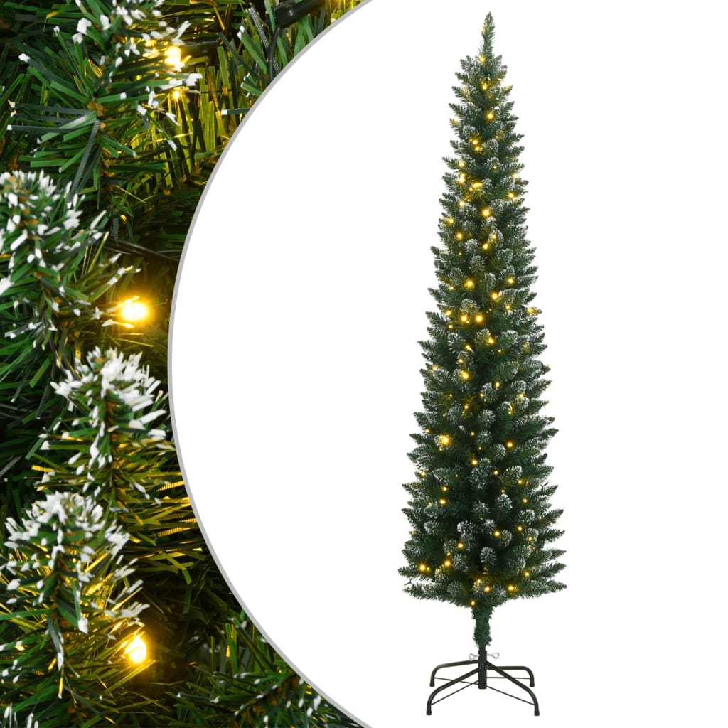 Sapin de Noël artificiel mince 300 LED 210 cm - XIOS