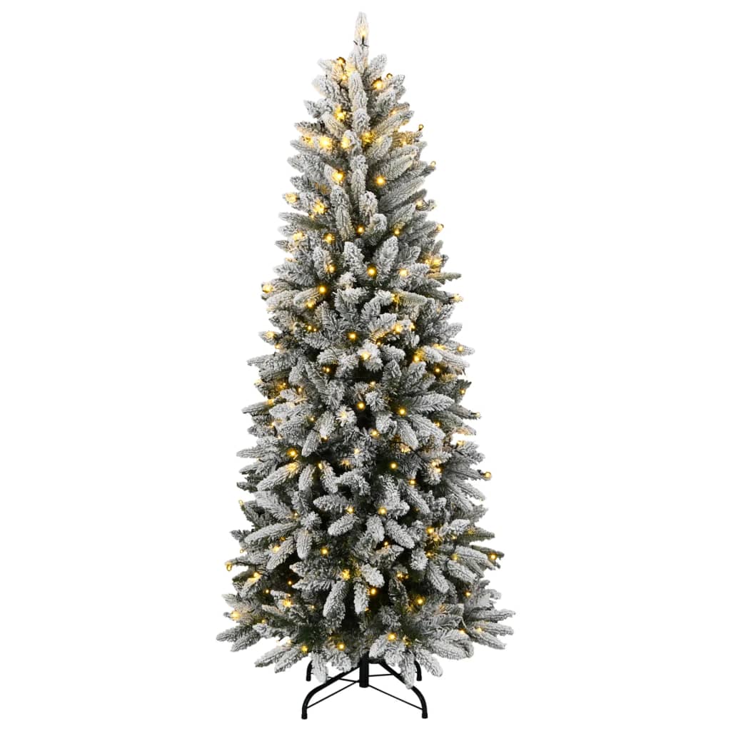 Sapin de Noël artificiel 300 LED et neige floquée 180 cm - XIOS